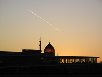 skyline Dresden mit Yenidze und Kongresshalle